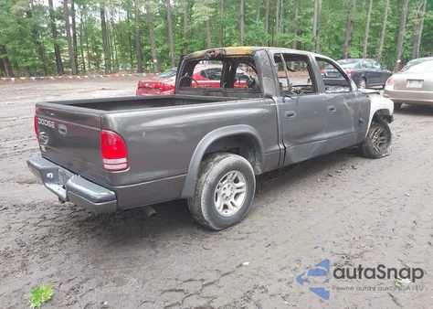 2002 Dodge Dakota Sport from USA, damaged, VIN 1B7HL38X92S564699